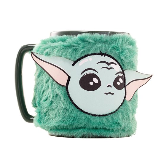 Caneca Star Wars Mandalorian Grogu com tampa de ursinho de peluche 440ml PYRAMID
