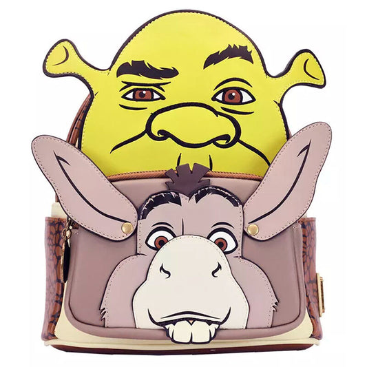 Mochila Loungefly Shrek - Shrek e Burro 31cm