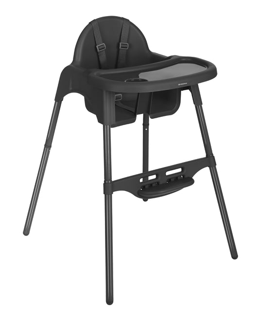 Cadeira de refeição Jammy 2 em 1 Black Kikkaboo