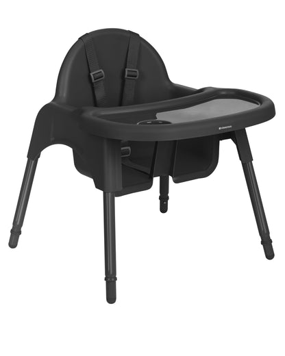 Cadeira de refeição Jammy 2 em 1 Black Kikkaboo