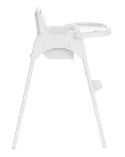 Cadeira de refeição Jammy 2 em 1 branca Kikkaboo