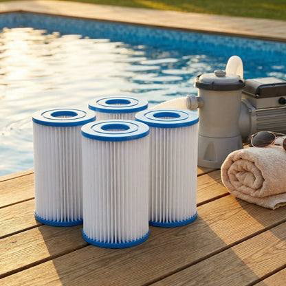 Filtros para piscina tipo 2 conjunto 4 unidades até 3028 L/h