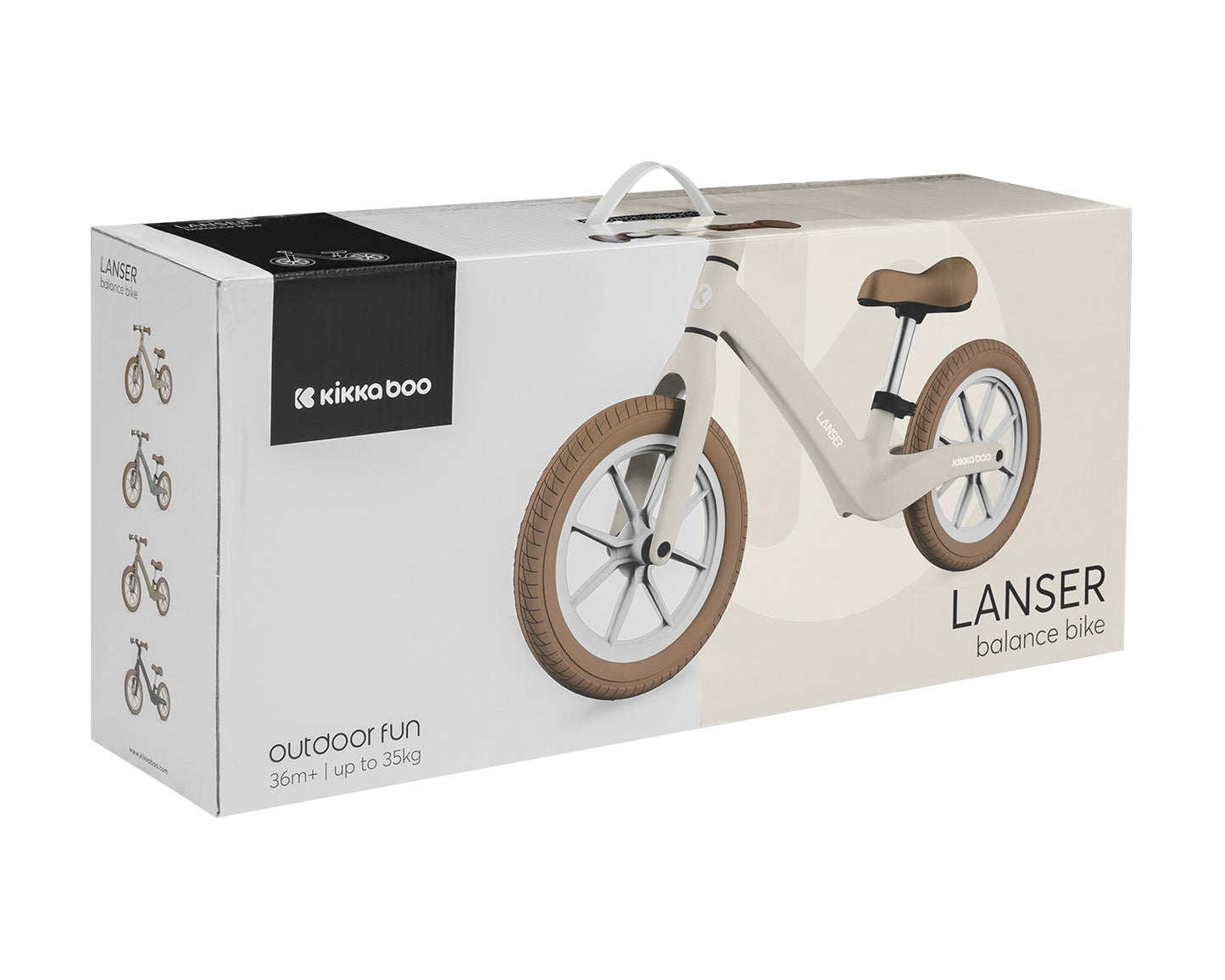 Bicicleta de equilíbrio Lanser Bege
