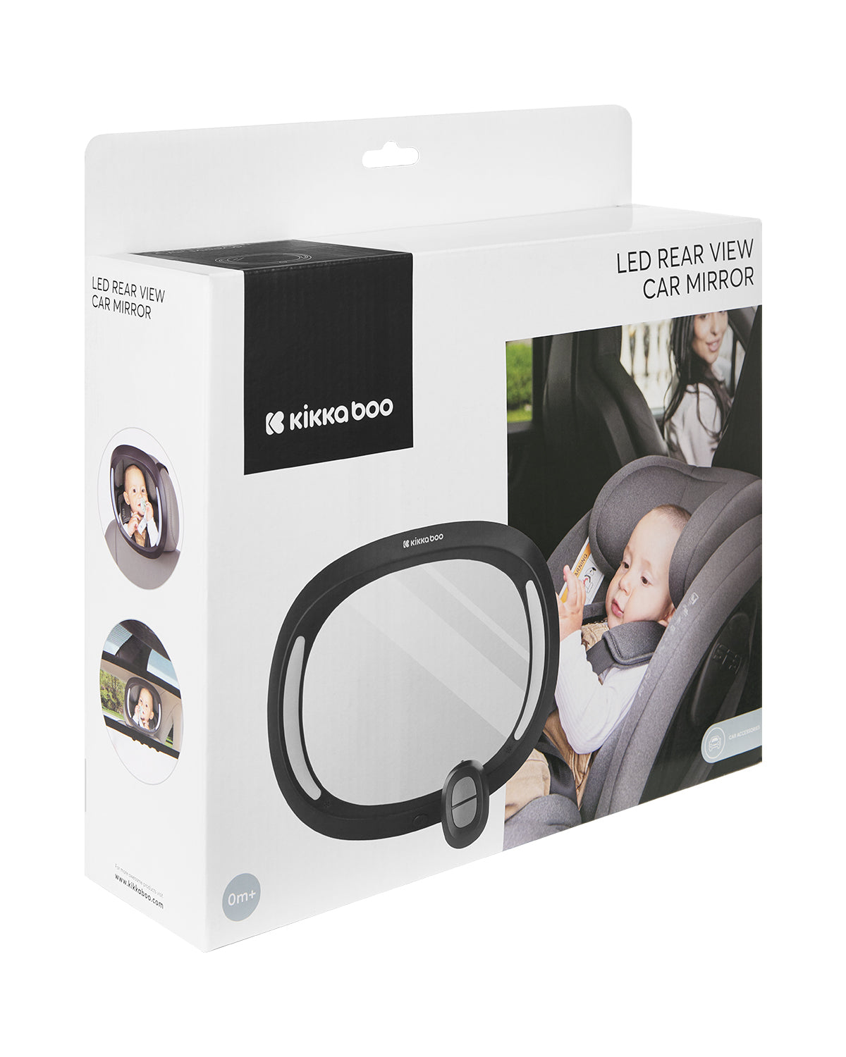 Espelho retrovisor LED Kikkaboo