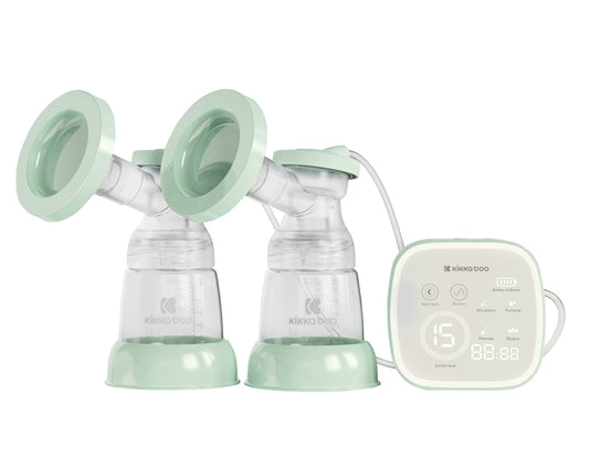 Bomba de extração de leite elétrica dupla Libra Kikkaboo