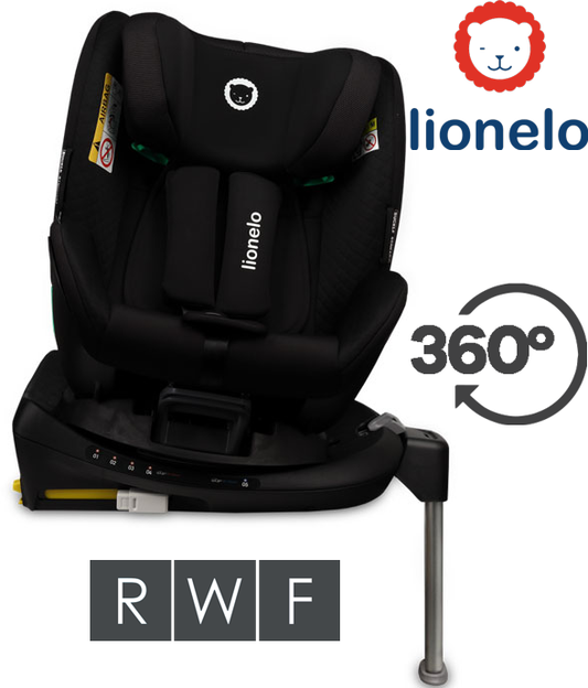 Lionelo - Cadeira auto i-size 360º RWF ANTOON Carbon (0-19 kg)