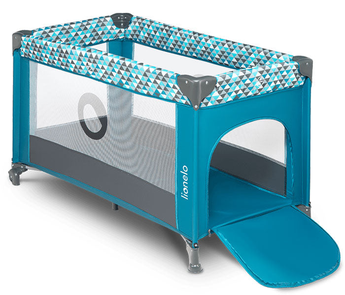 Lionelo - Cama de Viagem Stefi Green Turquoise