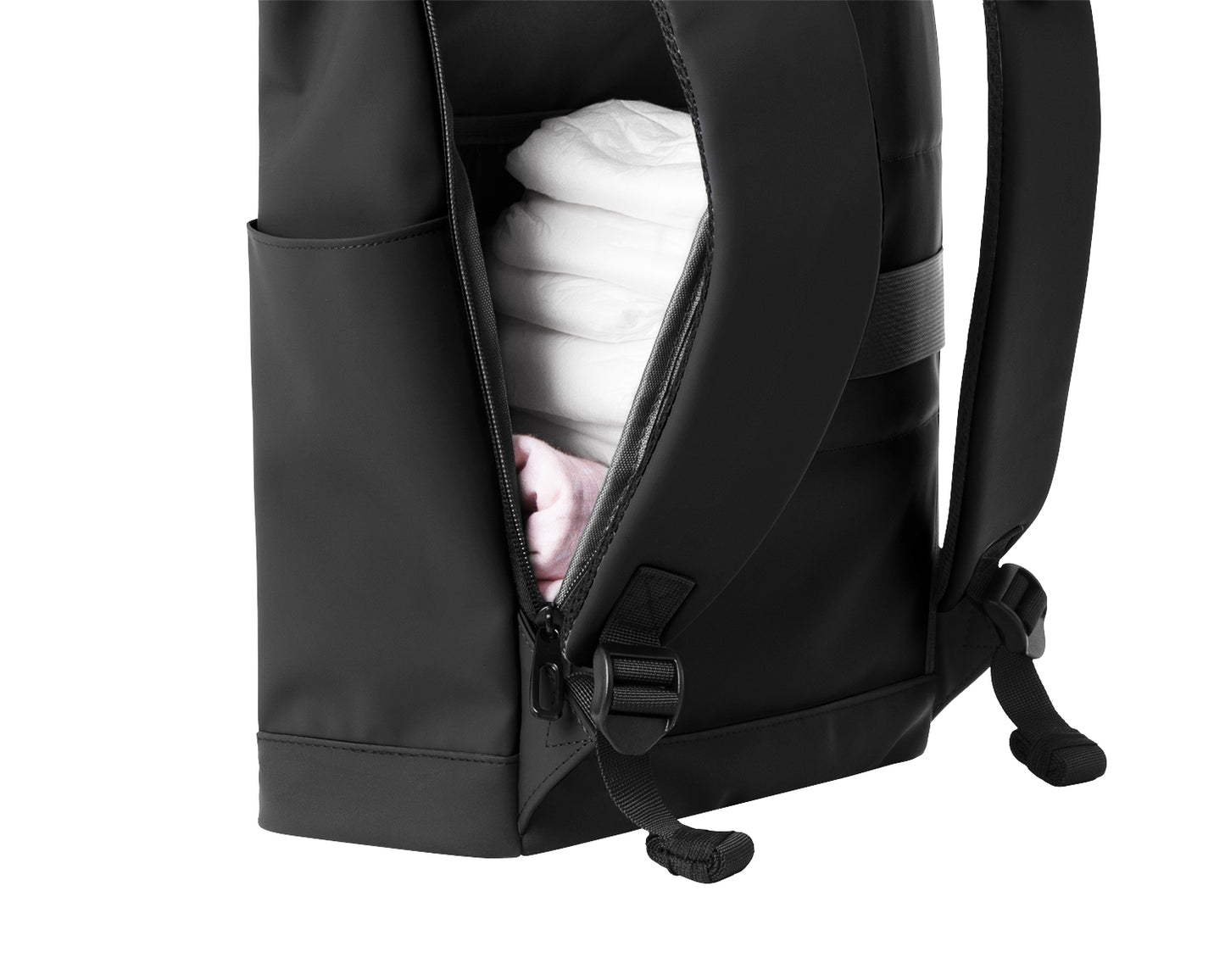 Bolsa de Maternidade preta cereja