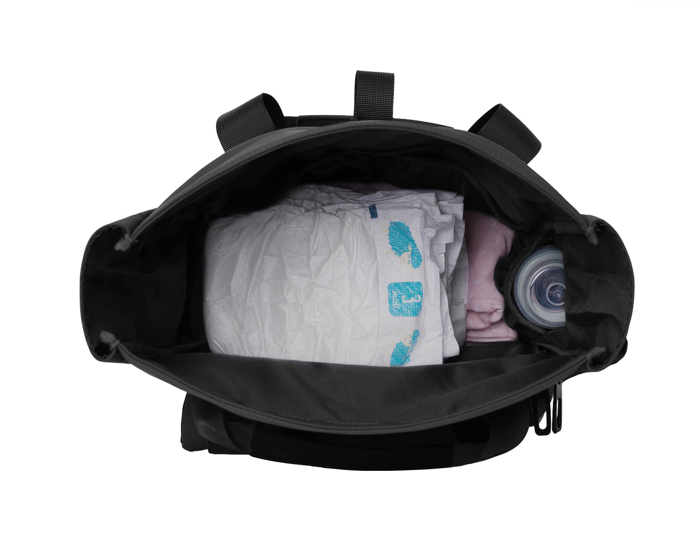 Bolsa de Maternidade preta cereja