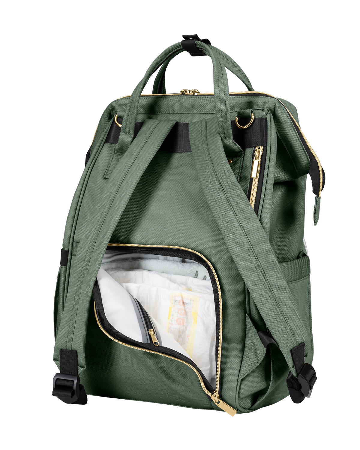 Bolsa Siena Mom Verde Militar