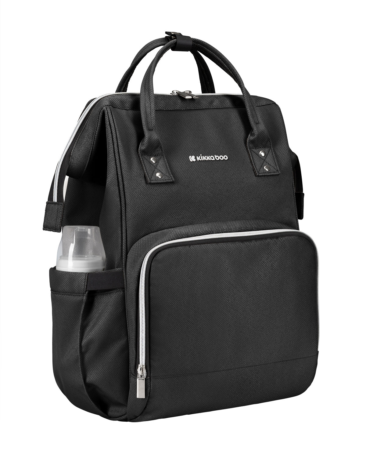 Bolsa de Maternidade Siena Preta e Prata