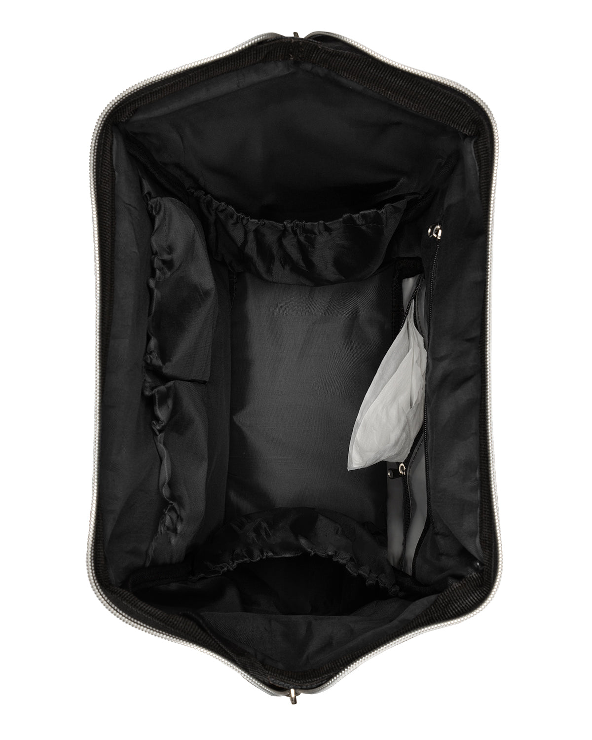 Bolsa de Maternidade Siena Preta e Prata