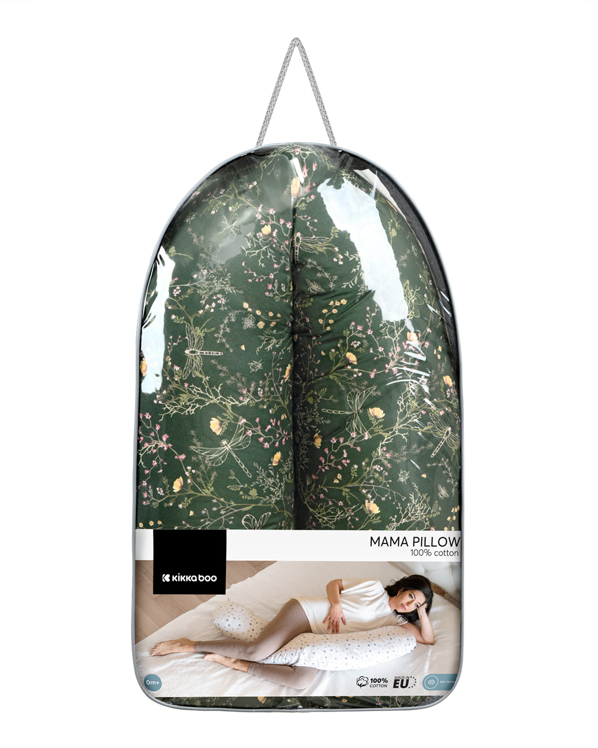 Almofada de gravidez Green Secret Garden Kikkaboo