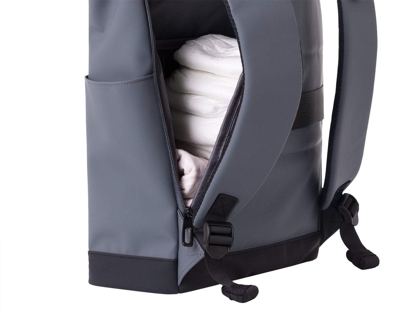 Bolsa de Maternidade Cinza Cereja