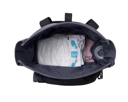Bolsa de Maternidade Cinza Cereja