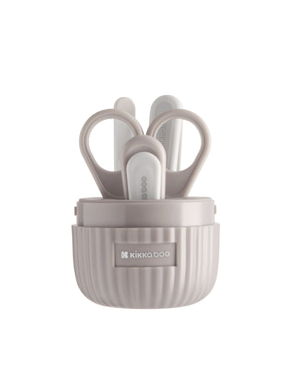 Conjunto de manicure bege de 4 peças Kikkaboo