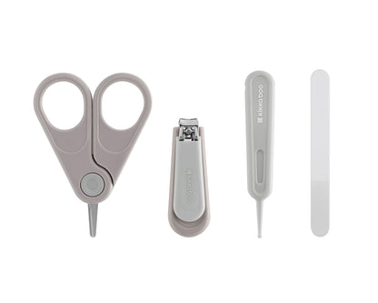 Conjunto de manicure 4 peças bege