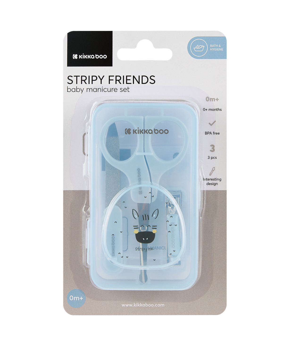 Conjunto de manicure Stripy Friends