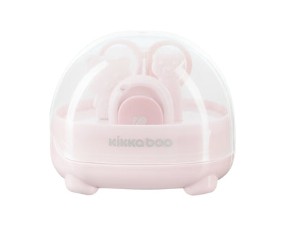 Conjunto de manicure rosa urso para bebé