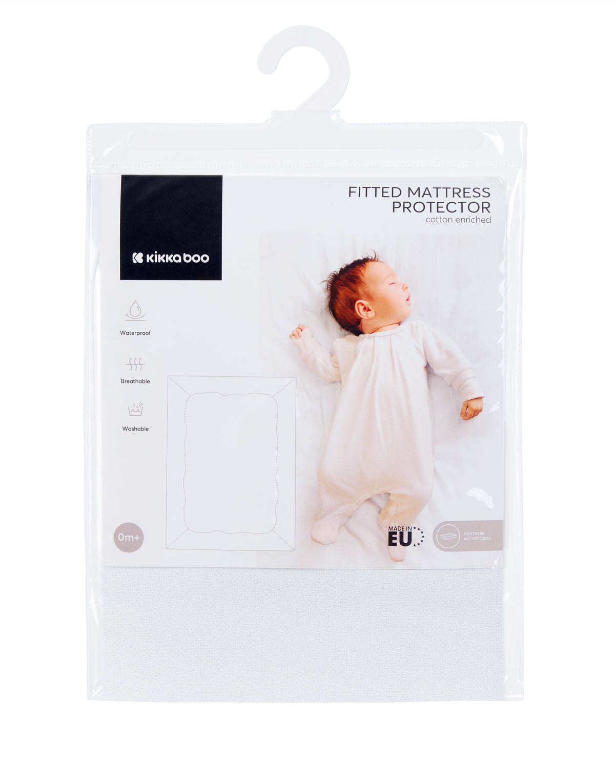 Resguardo de colchão ajustável - algodão 80/50 cm para mini berço