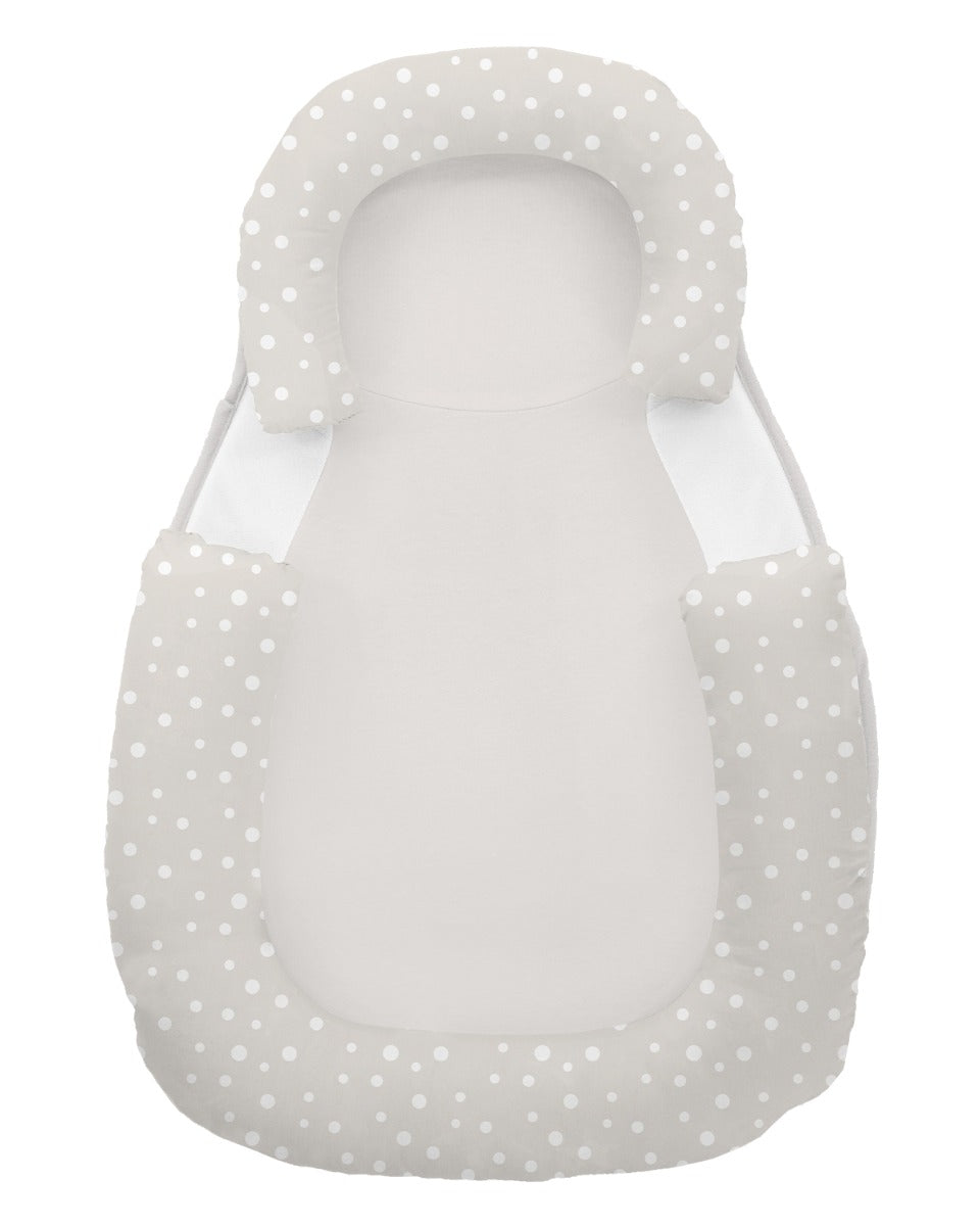 Posicionador Anti-Roll de Espuma de Memória Bege Dots