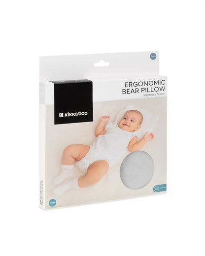 Almofada ergonómica de espuma viscoelástica Bear Airknit, cinza