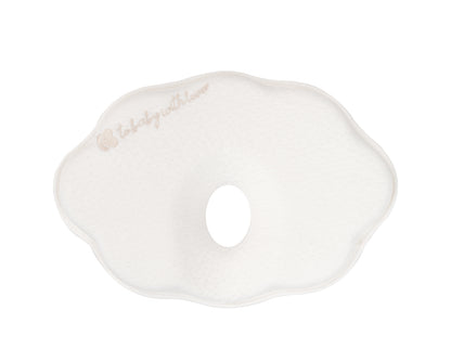 Almofada ergonómica de espuma viscoelástica Cloud Airknit, branca