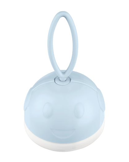 Dispensador de leite em pó com 3 compartimentos Azul