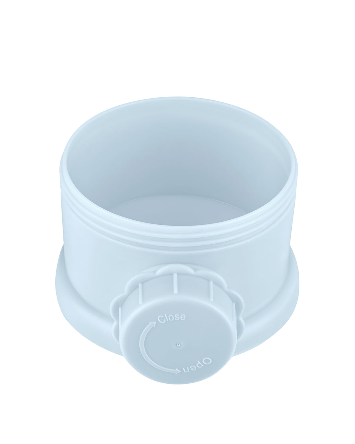 Dispensador de leite em pó com 3 compartimentos Azul