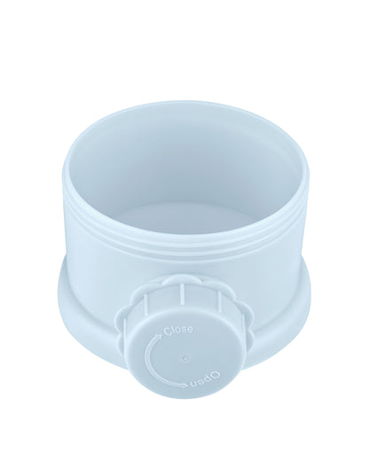 Dispensador de leite em pó com 3 compartimentos Azul