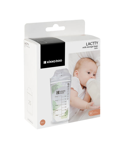 Sacos para armazenamento de leite Lactty, embalagem de 25 unidades