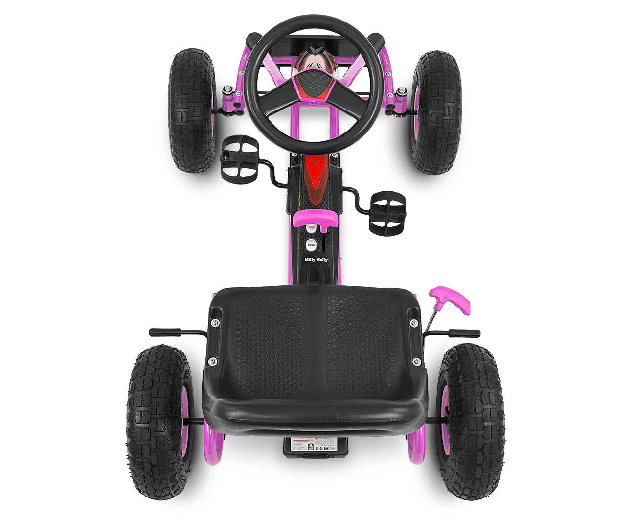 Kart A Pedais Thor Cor-De-Rosa Milly Mally