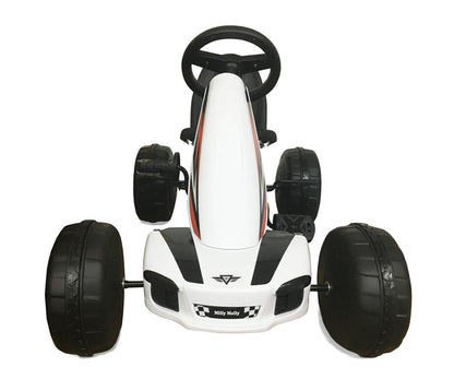 Kart Viper Pedal Branco Milly Mally