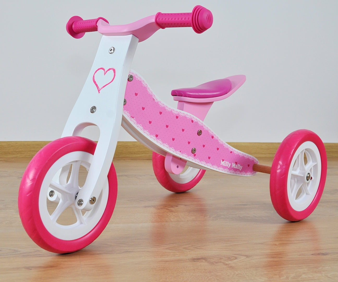 Ride On 2In1 Look Hearts Milly Mally