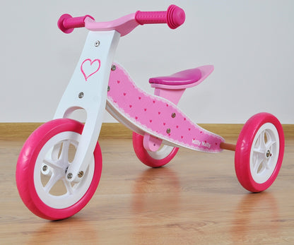 Ride On 2In1 Look Hearts Milly Mally