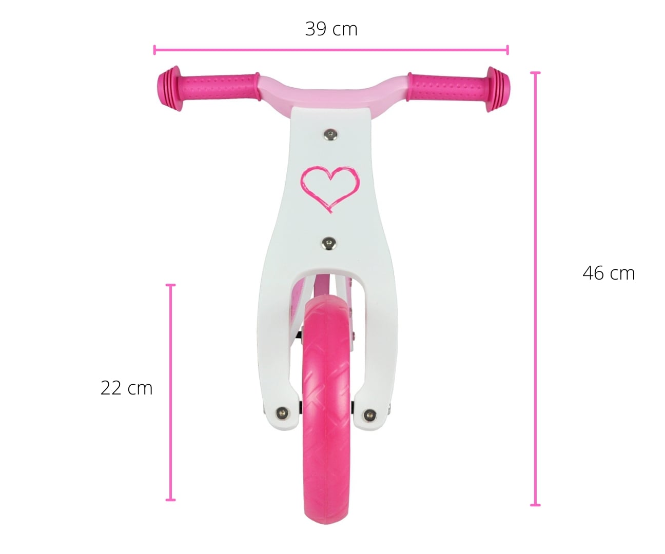 Ride On 2In1 Look Hearts Milly Mally