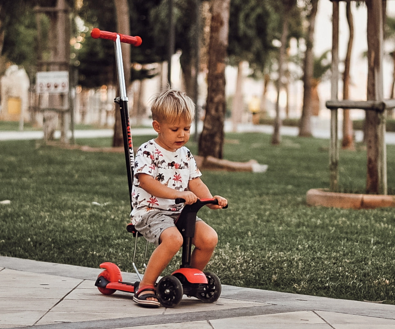 Ride On/Scooter 3In1 Little Star Vermelho Milly Mally