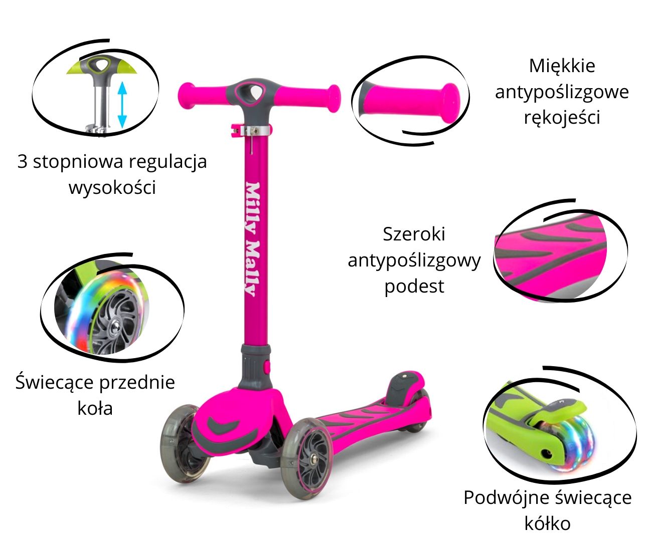 Scooter Boogie Cor-De-Rosa Milly Mally