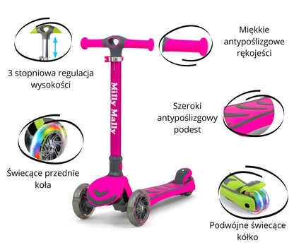 Scooter Boogie Cor-De-Rosa Milly Mally