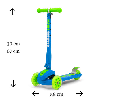 Scooter Magic Azul-Verde Milly Mally