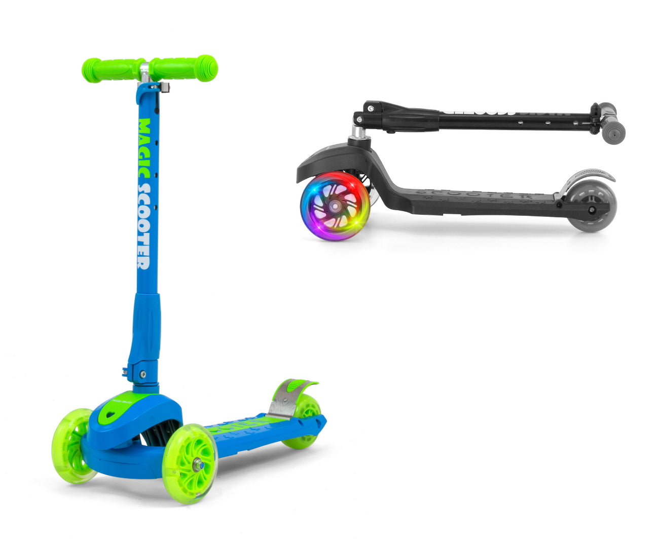 Scooter Magic Azul-Verde Milly Mally