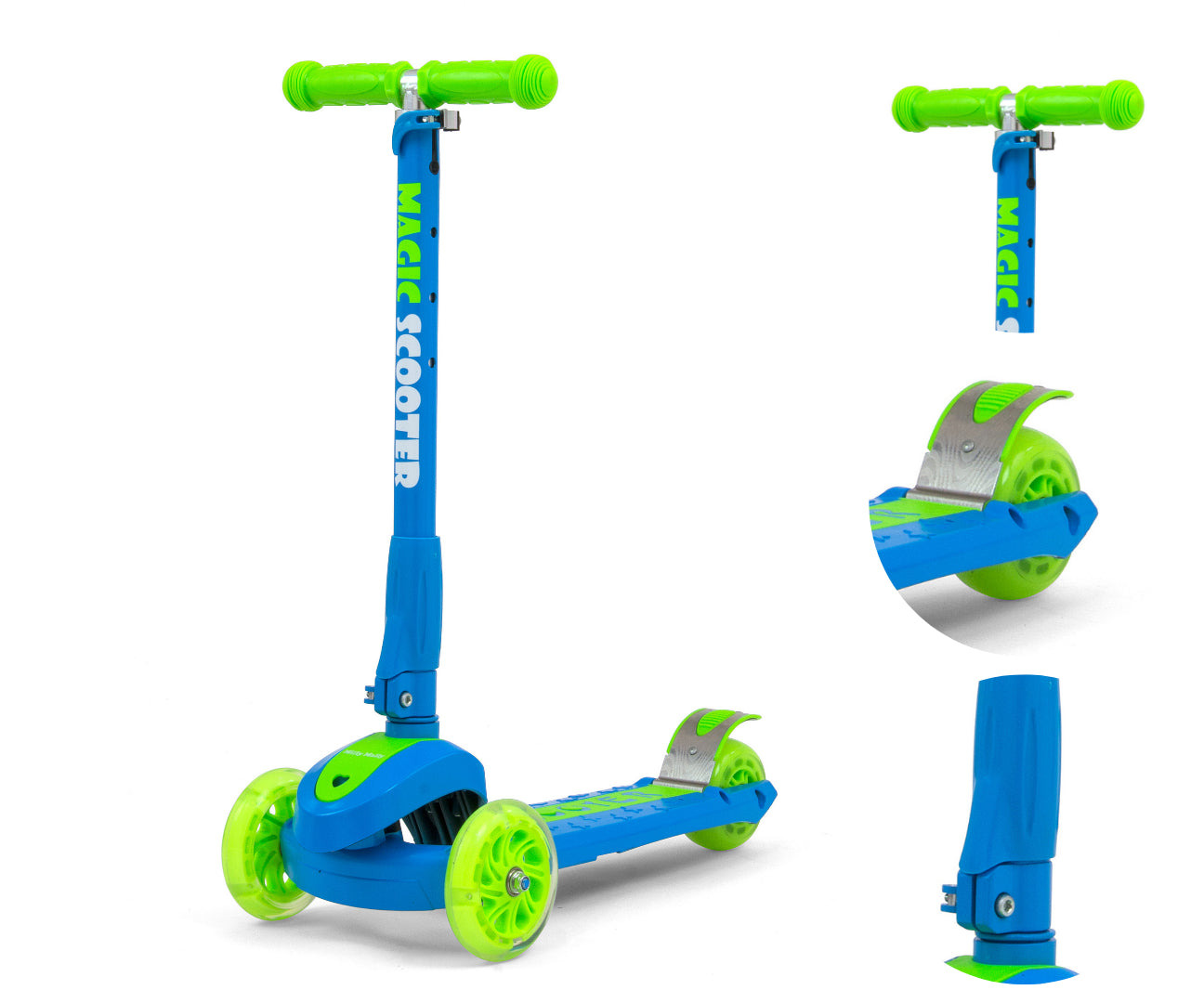 Scooter Magic Azul-Verde Milly Mally