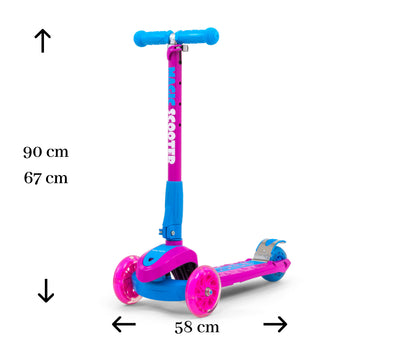 Scooter Magic Rosa-Azul Milly Mally