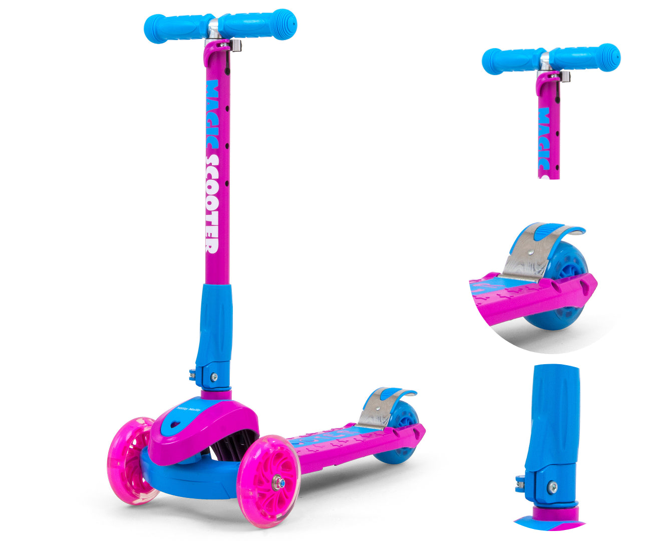 Scooter Magic Rosa-Azul Milly Mally