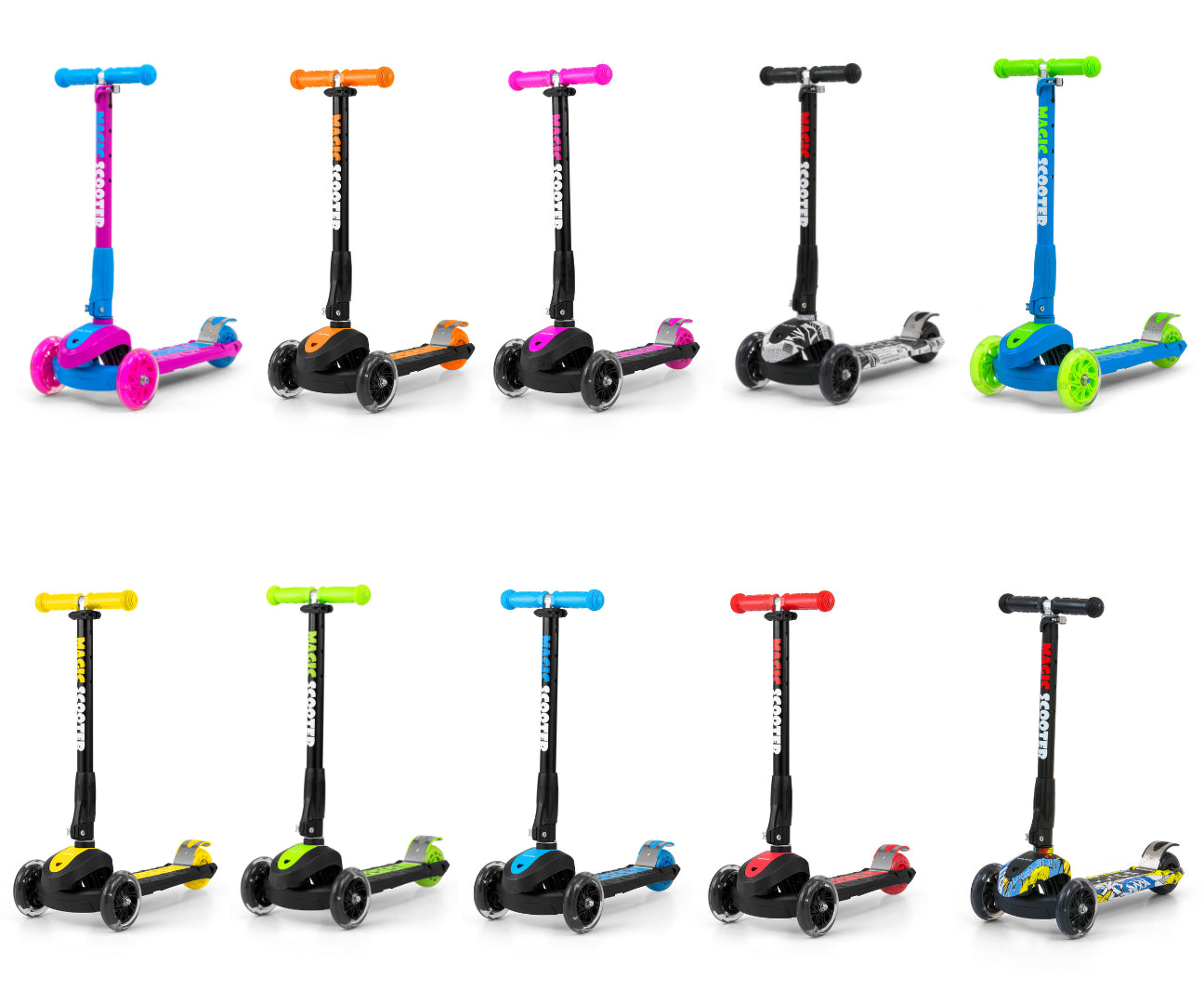 Scooter Magic Rosa-Azul Milly Mally