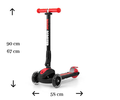 Scooter Magic Scooter Vermelho Milly Mally