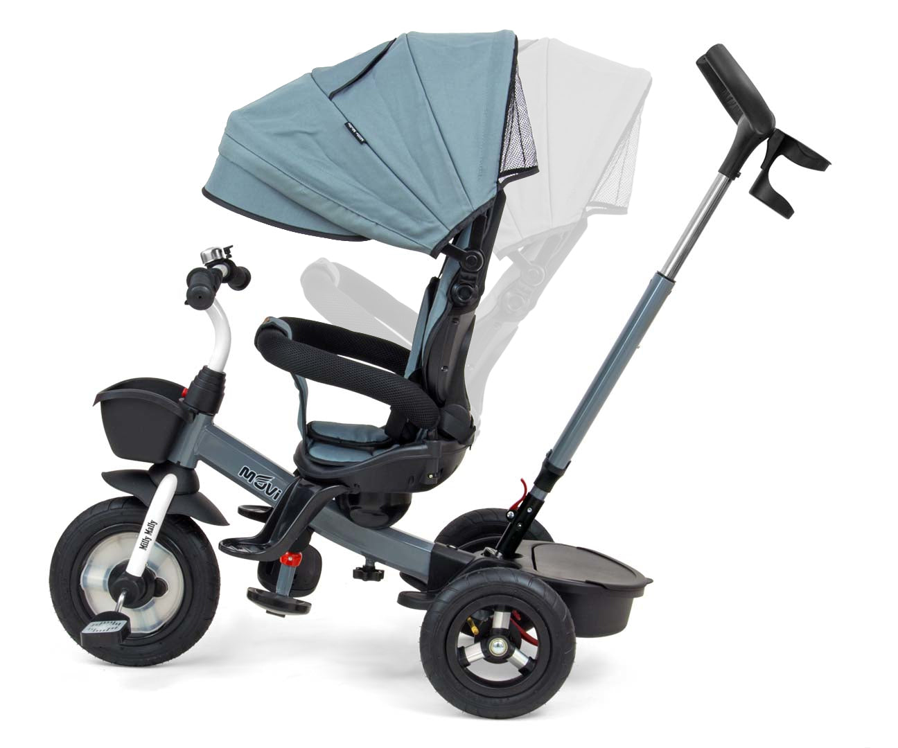 Triciclo Movi Cinzento Milly Mally