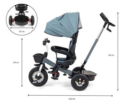 Triciclo Movi Cinzento Milly Mally
