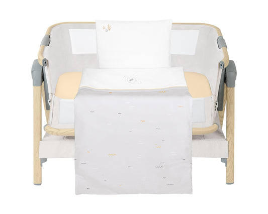 Conjunto de cama para berço pequeno Seally Me de 3 peças Kikkaboo