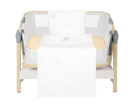 Conjunto de cama para berço pequeno Sleepy Sheep de 5 peças Kikkaboo